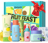 QUIYUM Fruit Skincare Set for Teen Girl, 5 Daily Routine Beauty Skin Care | Exfoliating, Smooth, Clean, Oil Control, Firm, Hydrating, Glow Up, Facial Skin Care Gift Set for Girls, for All Skin Types