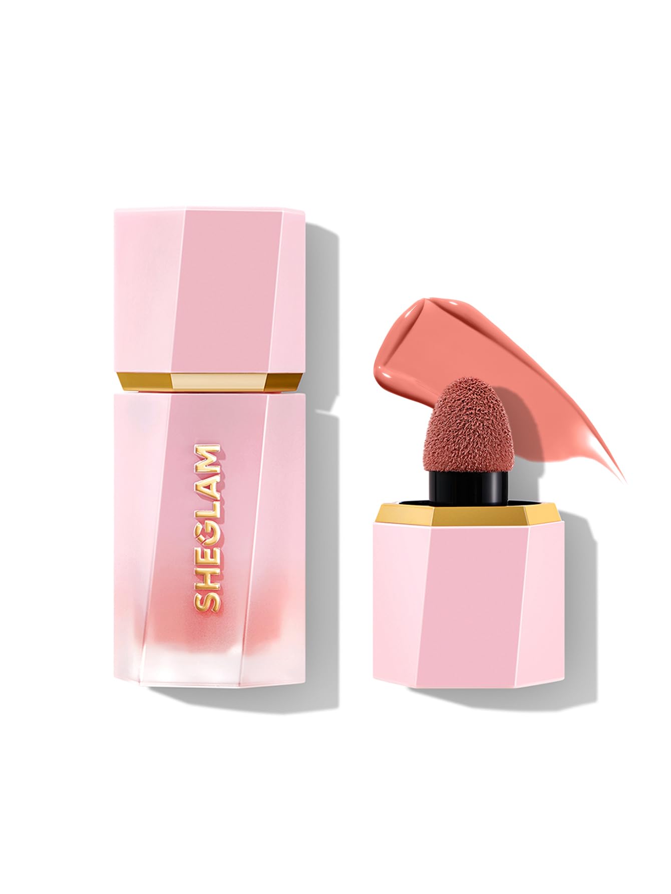 SHEGLAM Color Bloom Liquid Blush Makeup for Cheeks Matte Finish-Love Cake