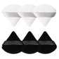 Pimoys 6 Pcs Powder Puff, Face Soft Triangle Makeup Puff Velet Makeup Sponge for Loose Powder (Green)