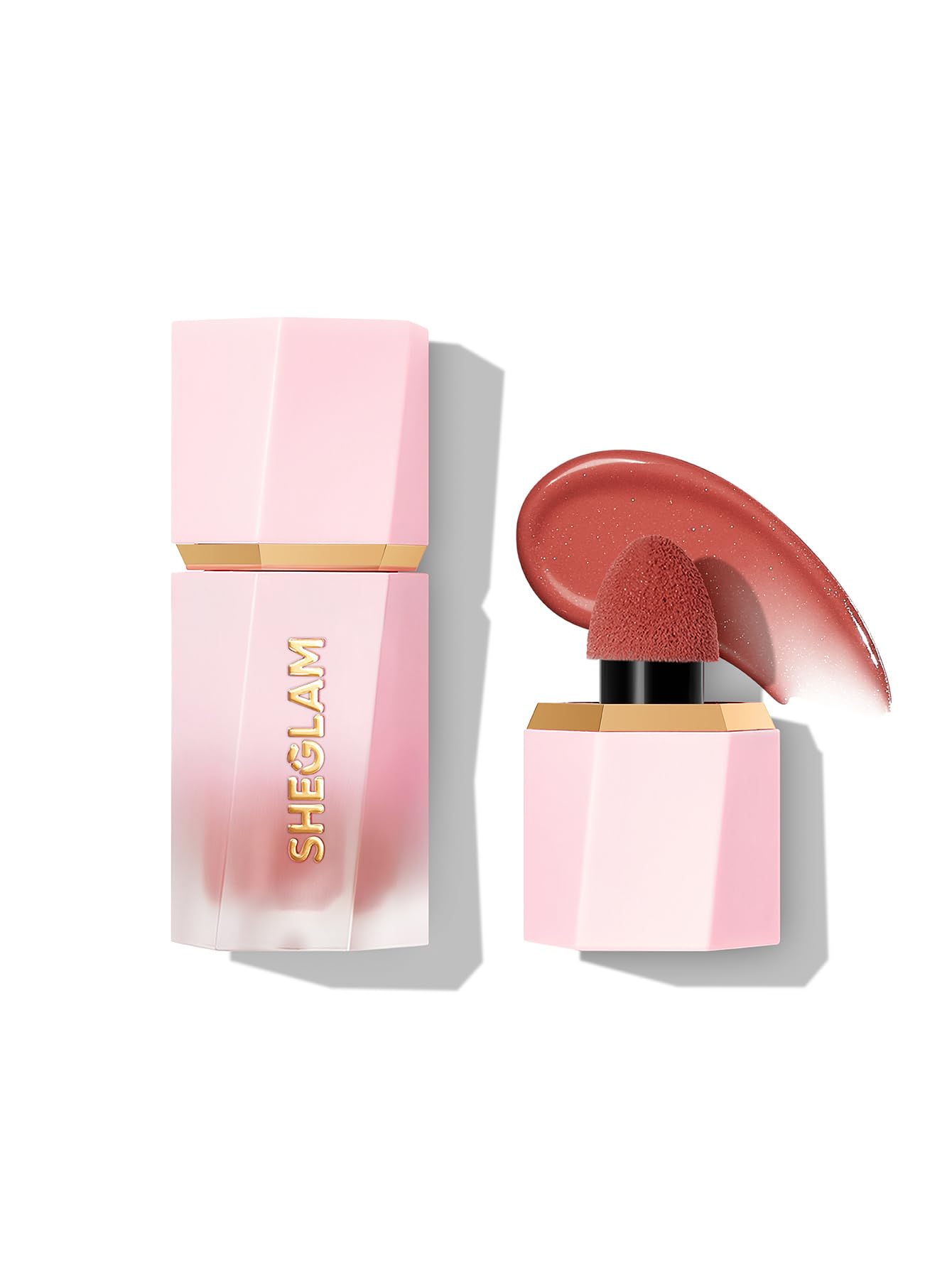SHEGLAM Color Bloom Liquid Blush Makeup for Cheeks Matte Finish-Love Cake