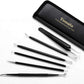 Blackhead Remover Pimple Popper Tool Kit - (6 Piece Kit) - Professional Stainless Pimples Comedone Extractor Removal Tool