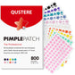 QUSTERE Pimple Patches for Face, Hydrocolloid Acne Patches, Cute Star Zit Covers, Colorful Spot Stickers with Tea Tree, Salicylic Acid & Cica Oil| 3 Sizes (10mm, 12mm & 14mm) |200 Count