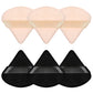 Pimoys 6 Pcs Powder Puff, Face Soft Triangle Makeup Puff Velet Makeup Sponge for Loose Powder (Green)