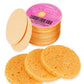 GAINWELL 50-Count Compressed Facial Sponge for Daily Facial Cleansing and Exfoliating, 100％ Natural Cosmetic Spa Sponges for Makeup Remover, Reusable, Pink