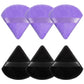 Pimoys 6 Pcs Powder Puff, Face Soft Triangle Makeup Puff Velet Makeup Sponge for Loose Powder (Green)