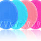 Silicone Facial Cleansing Brush - 4 Pack Face Scrubber & Exfoliator for Deep Cleaning, Soft Brush, Blackhead & Acne Pore Care