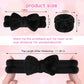 WSYUB Makeup Headbands, 1pcs Black Spa Headband Fluffy Bow Tie Headband Microfiber Face, and 2Pcs Wrist Spa Wash Band Absorbent Wristbands, for Washing Face Skin Care
