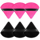 Pimoys 6 Pcs Powder Puff, Face Soft Triangle Makeup Puff Velet Makeup Sponge for Loose Powder (Green)