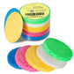 GAINWELL 50-Count Compressed Facial Sponge for Daily Facial Cleansing and Exfoliating, 100％ Natural Cosmetic Spa Sponges for Makeup Remover, Reusable, Pink