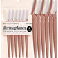 Kitsch Dermaplane Razor for Women Face – Face Razors for Women & Men, Eye Brow Razors & Face Shaver – Exfoliating Facial Razor & Dermaplaner as Skin Care Tool for Smoother Skin - Terracotta, 6 pcs