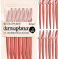 Kitsch Dermaplane Razor for Women Face – Face Razors for Women & Men, Eye Brow Razors & Face Shaver – Exfoliating Facial Razor & Dermaplaner as Skin Care Tool for Smoother Skin - Terracotta, 6 pcs