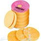 GAINWELL 50-Count Compressed Facial Sponge for Daily Facial Cleansing and Exfoliating, 100％ Natural Cosmetic Spa Sponges for Makeup Remover, Reusable, Pink