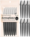 Kitsch Dermaplane Razor for Women Face – Face Razors for Women & Men, Eye Brow Razors & Face Shaver – Exfoliating Facial Razor & Dermaplaner as Skin Care Tool for Smoother Skin - Terracotta, 6 pcs