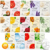 KONEUK 14 Pack Sheet Face Masks Skincare, Hydrating Face Masks Suitable for Dry Skin, Bulk Facial Mask Set for Women Skin Care, Face Mask Gifts Set for Face Spa